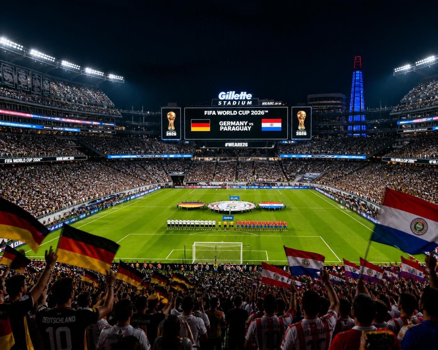 suivez en direct le match allemagne vs paraguay, un affrontement passionnant des 16es de finale de la coupe du monde. ne manquez rien de ce duel intense !
