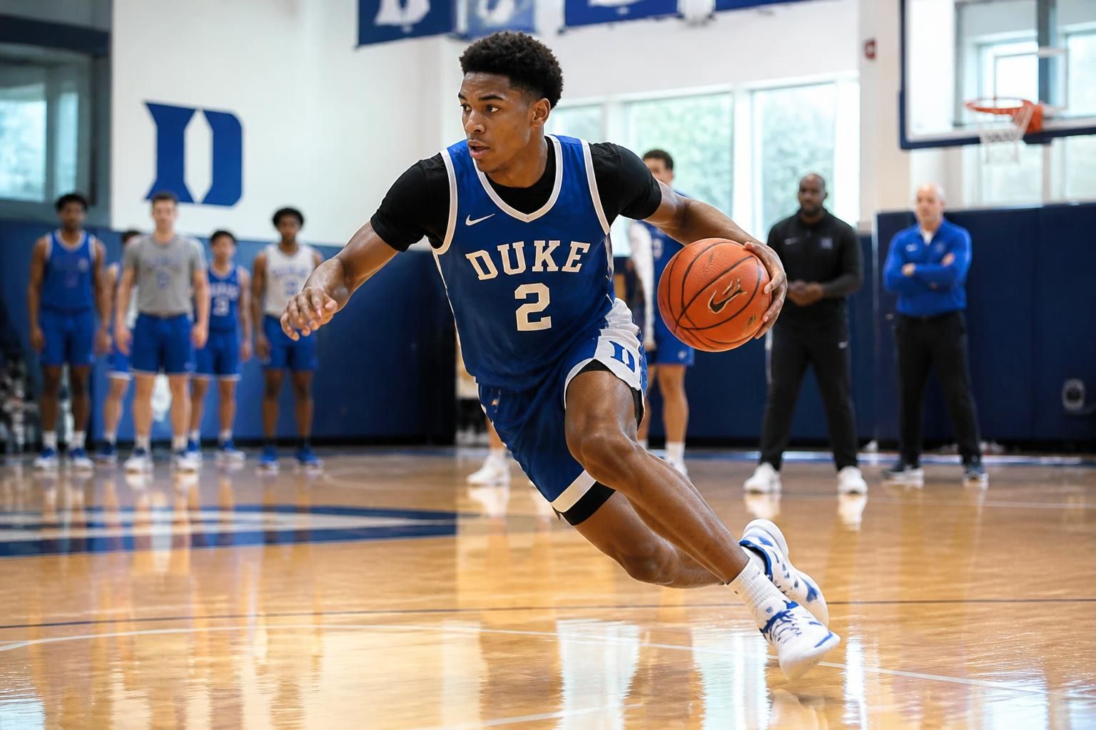 découvrez la recrue prometteuse de l'équipe de basketball de duke, déjà saluée pour ses performances impressionnantes dès la pré-saison.