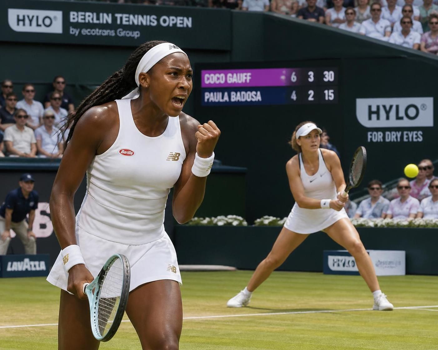 à berlin, coco gauff s'effondre aprÚs un début prometteur et manque son retour sur gazon, plongeant dans une défaite surprenante.