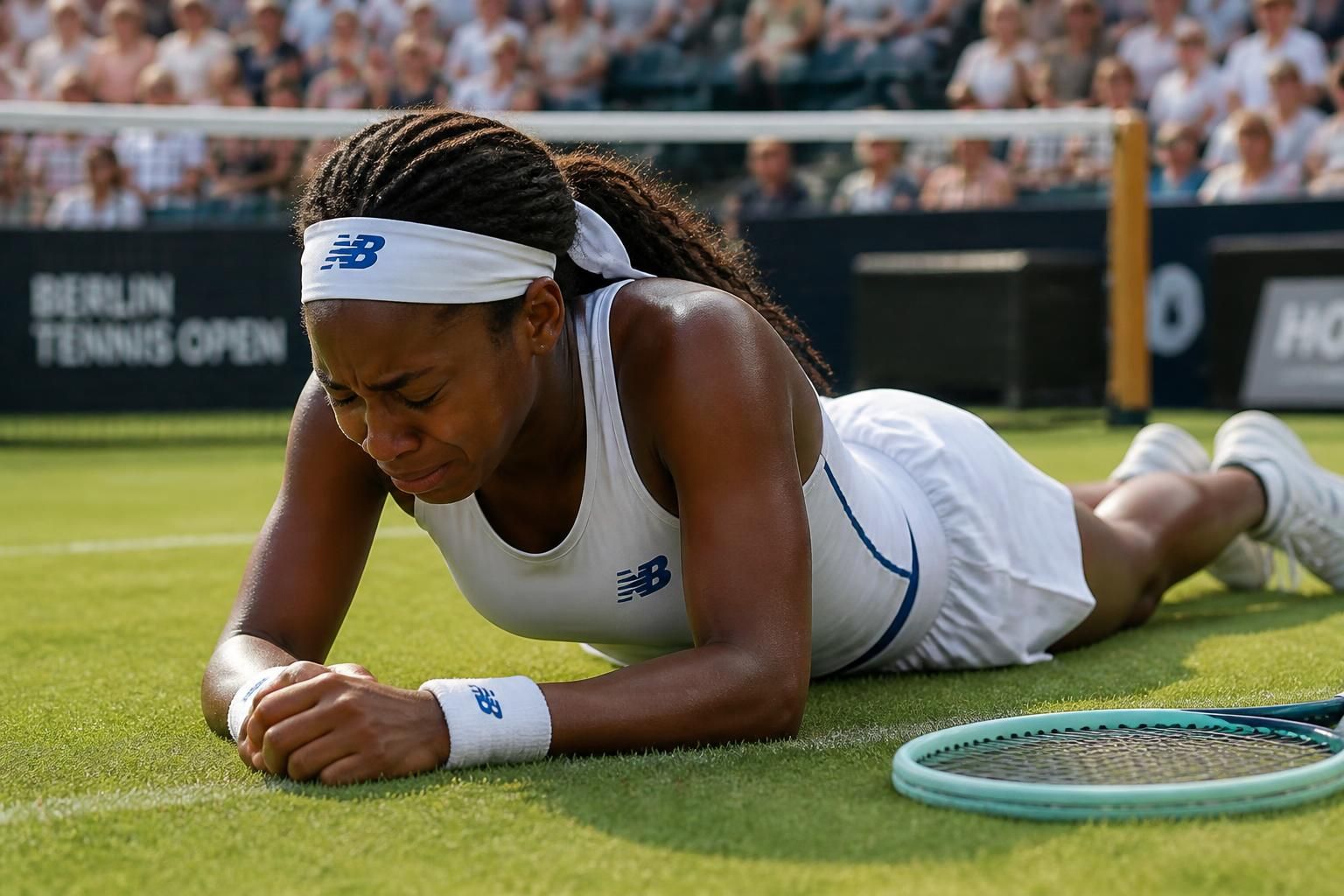 berlin : après un début prometteur, coco gauff s'effondre et manque son retour sur gazon lors du tournoi de berlin.
