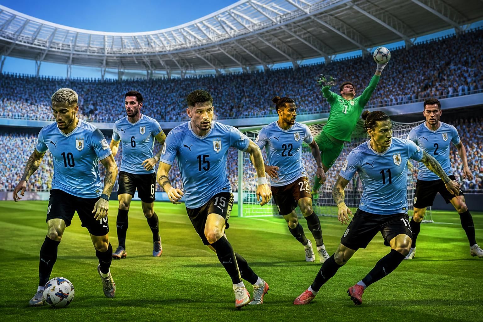 découvrez la composition de l'équipe d'uruguay pour la coupe du monde 2026, avec les joueurs clés et leurs rôles stratégiques pour mener la celeste vers la victoire.