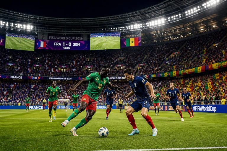 suivez en direct et en exclusivité le match de la coupe du monde 2026 entre la france et le sénégal. ne manquez aucune action de cette rencontre incontournable !