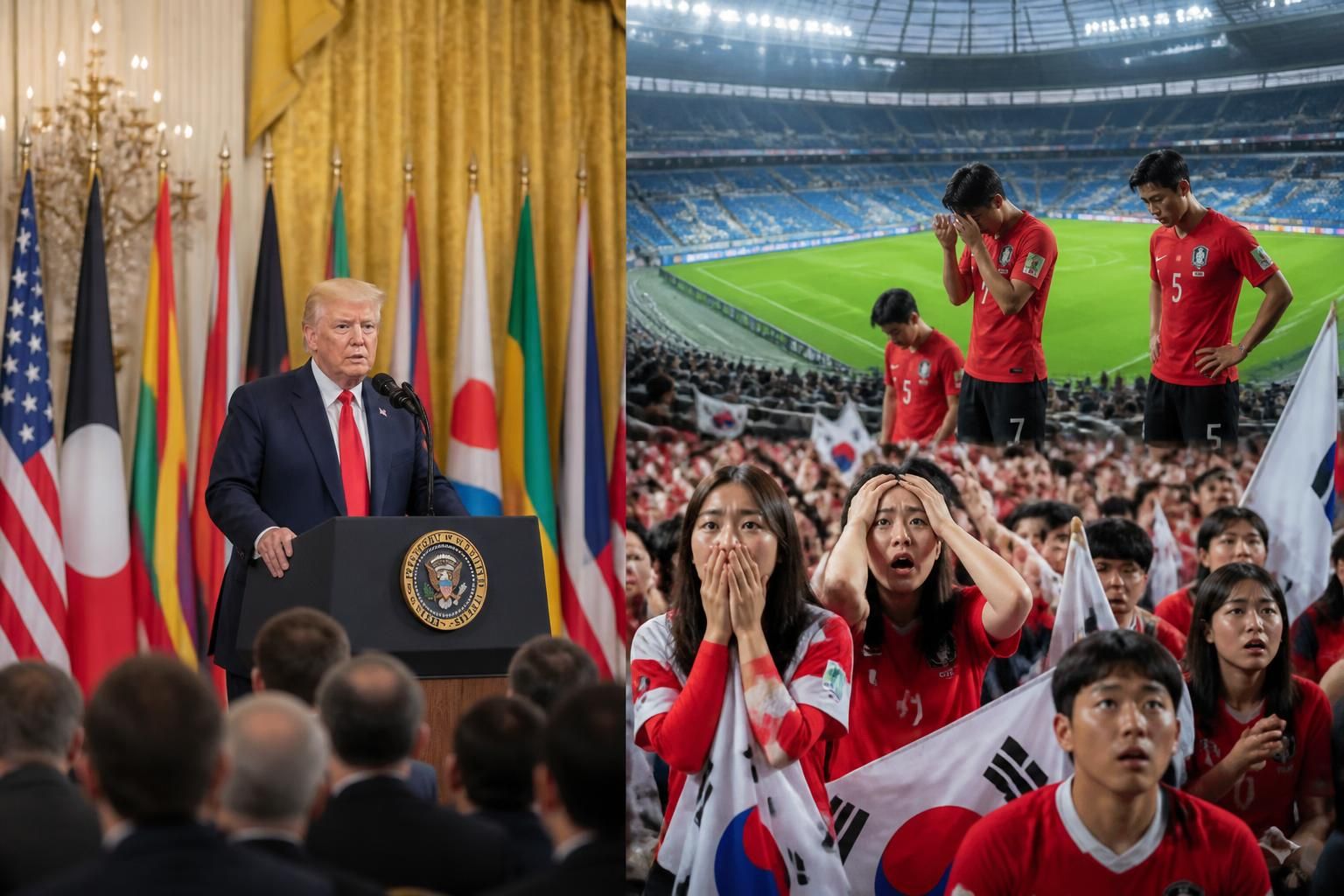 découvrez les détails de l'intervention présidentielle suite à l'élimination surprise de la corée du sud lors de la coupe du monde 2026, ainsi que les polémiques engendrées.