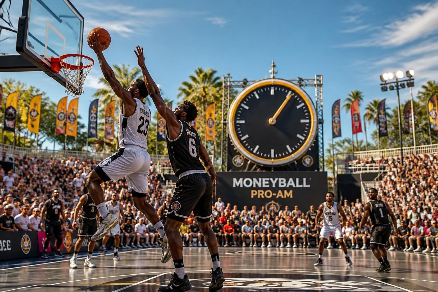 découvrez le calendrier estival du tournoi de basketball moneyball pro-am et ne manquez aucun match passionnant de l'été.