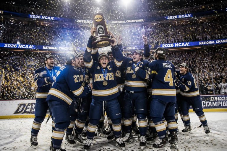découvrez comment l'équipe masculine de hockey sur glace de denver a remporté le championnat di 2026 dans un tournoi spectaculaire et intense.