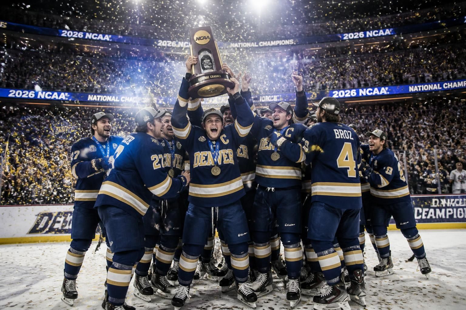 découvrez comment l'équipe masculine de hockey sur glace de denver a remporté le championnat di 2026 dans un tournoi spectaculaire et intense.
