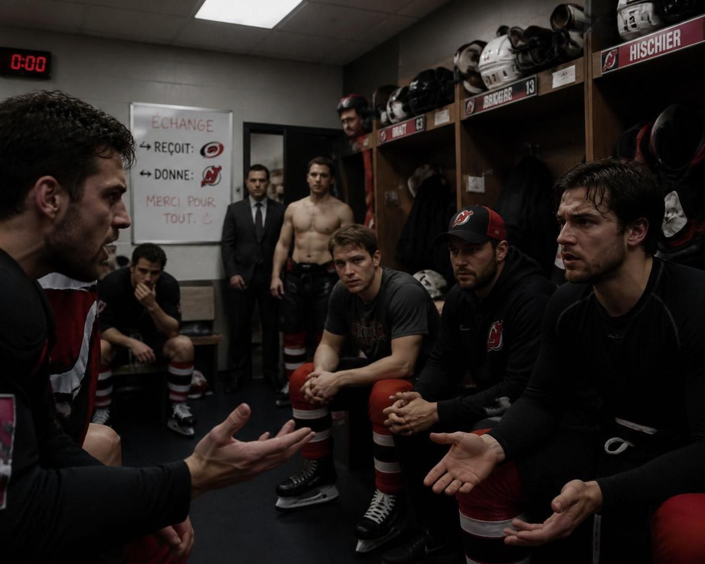 découvrez les tensions et rumeurs dans les vestiaires suite à l'échange impliquant brady tkachuk, qui jettent une ombre sur l'équipe.