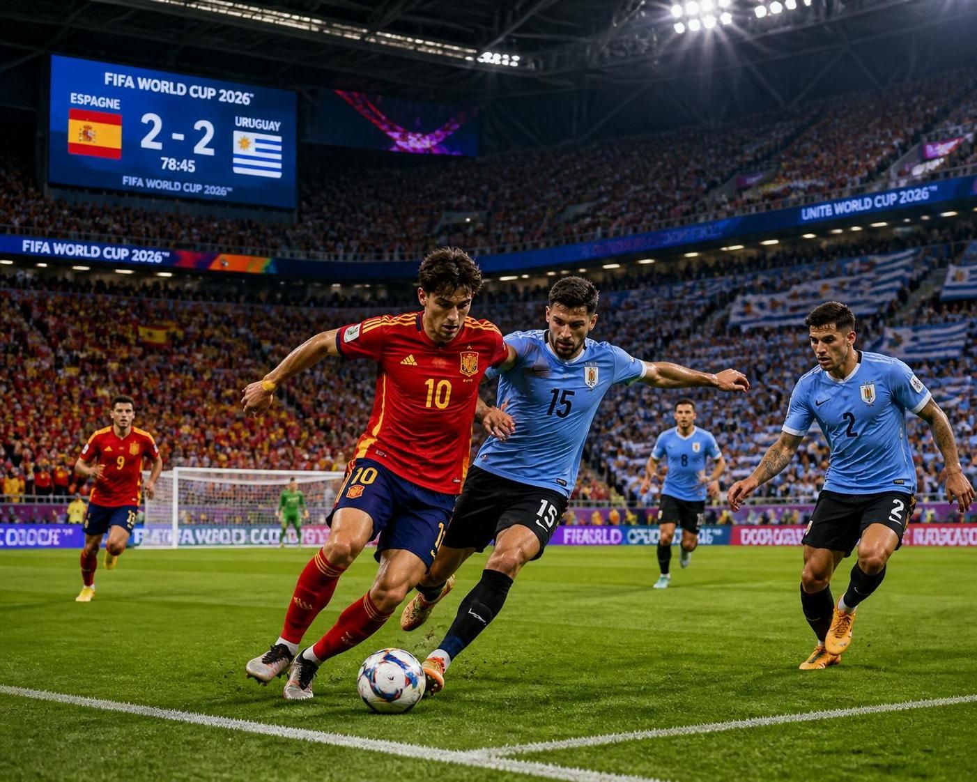 suivez en direct le match décisif de la coupe du monde 2026 entre l’espagne et une celeste en pleine tourmente. ne manquez rien de cette confrontation intense et pleine de suspense.
