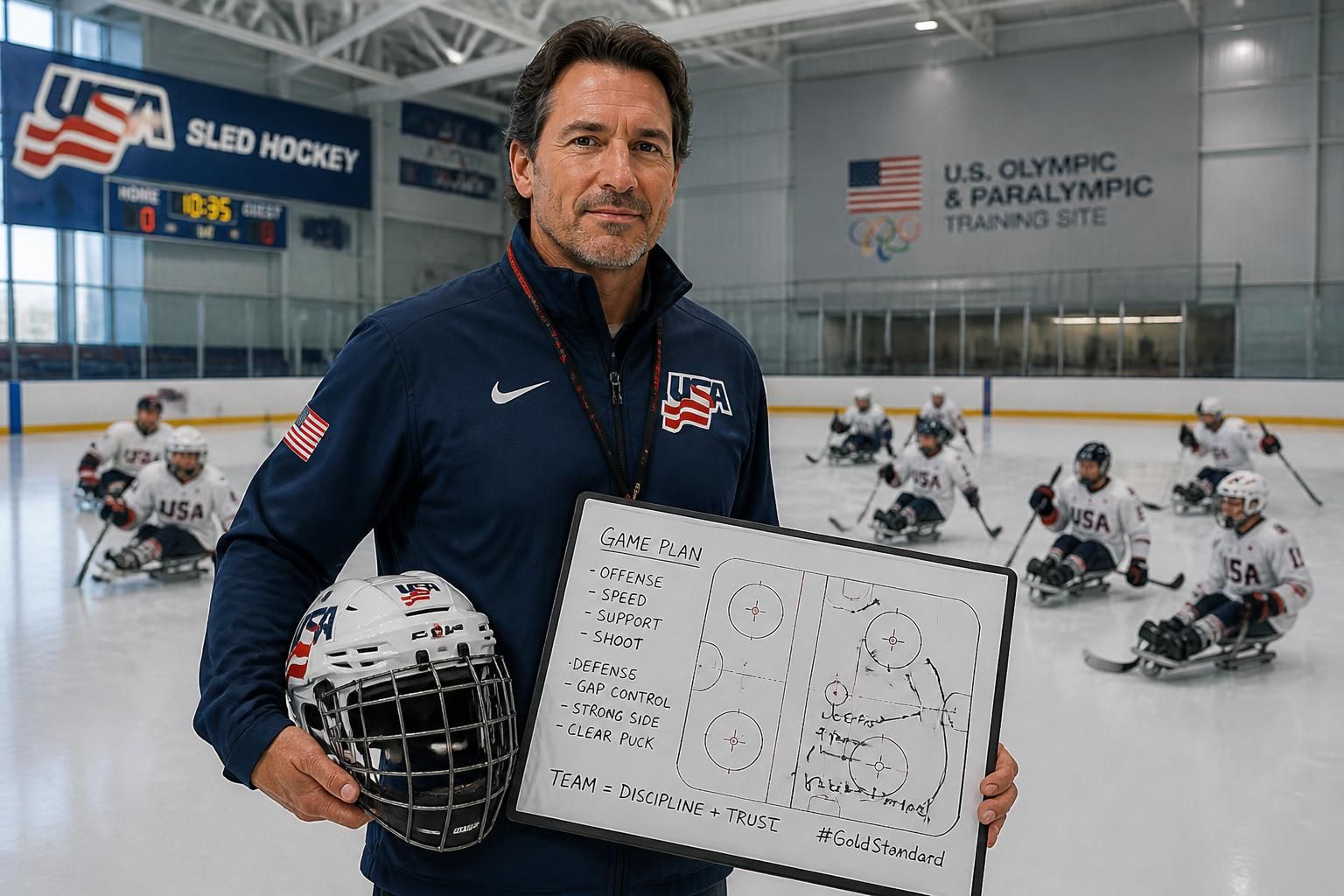 découvrez le parcours inspirant d'un entraîneur américain de hockey en luge paralympique, qui est passé de professeur de mathématiques à champion d'or, alliant passion, détermination et excellence sportive.