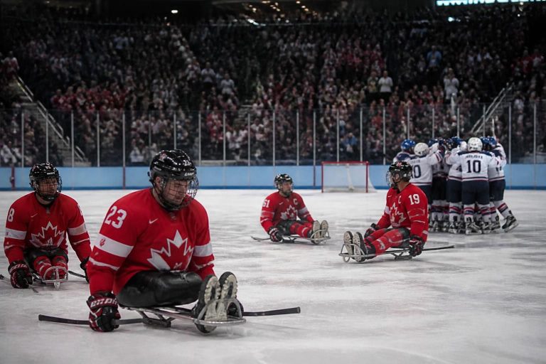 le canada s'incline 6-2 en finale du hockey sur glace para aux jeux paralympiques 2026, remportant la médaille d'argent dans une compétition intense et émouvante.
