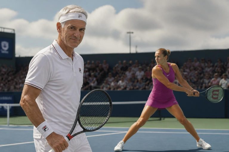 découvrez les déclarations surprenantes de patrick mcenroe, légende du tennis, qui affirme pouvoir battre aisément la numéro 1 mondiale aryna sabalenka.