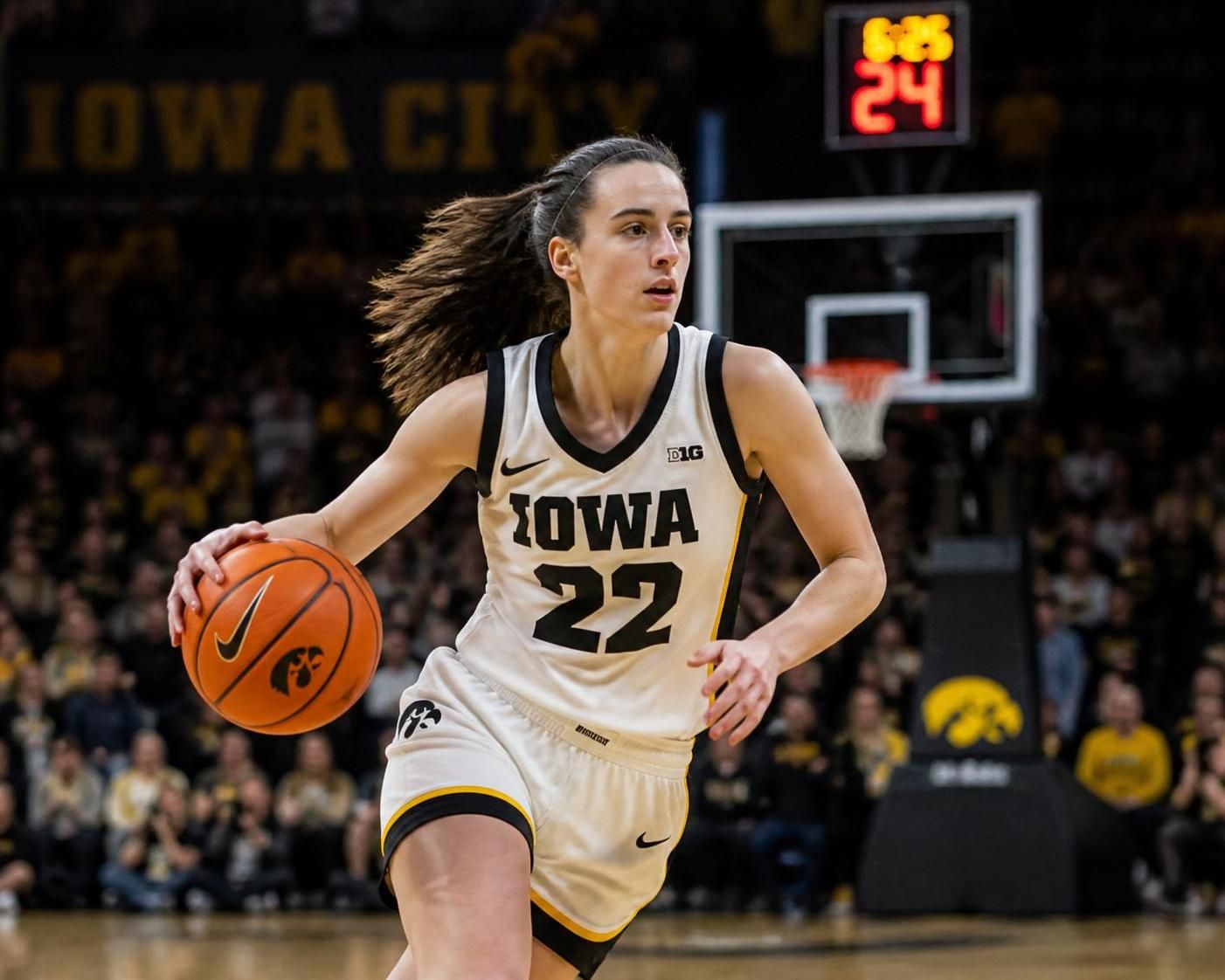 la sélectionneuse de basketball féminine de l'iowa reçoit en visite non officielle la meneuse polyvalente de la promotion 2029, renforçant l'équipe avec un talent prometteur.
