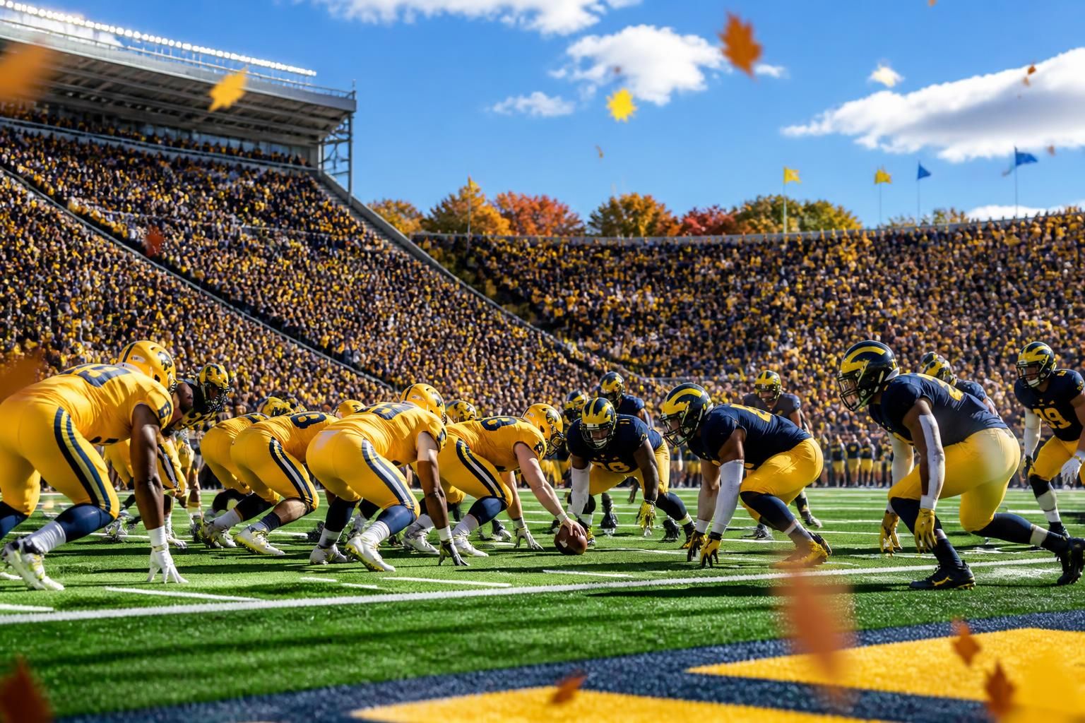 le 11 novembre, marquette affrontera le champion national michigan à ann arbor dans un match de football américain très attendu. suivez cet affrontement exceptionnel entre deux équipes de renom.