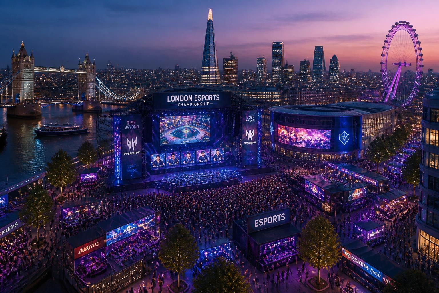 le maire de londres vise à transformer la ville en la capitale mondiale de l’esport, en développant des infrastructures et en soutenant la communauté gaming.