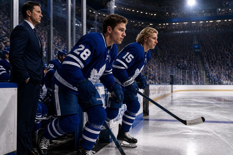 découvrez si william villeneuve et luke haymes feront leurs débuts en nhl avec les maple leafs lors des prochains appels de l'équipe.