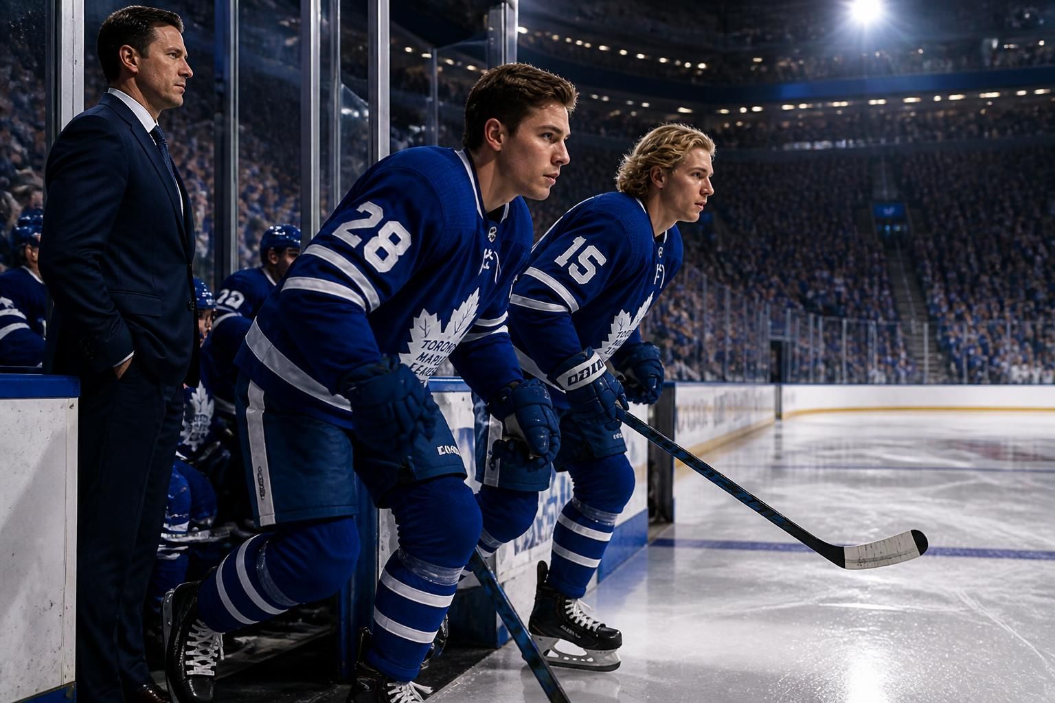 découvrez si william villeneuve et luke haymes feront leurs débuts en nhl avec les maple leafs lors des prochains appels de l'équipe.
