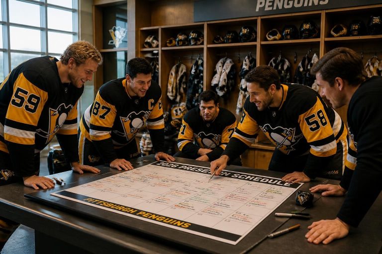 découvrez le calendrier complet de la pré-saison 2026 des penguins, avec toutes les dates et adversaires pour bien préparer la nouvelle saison.