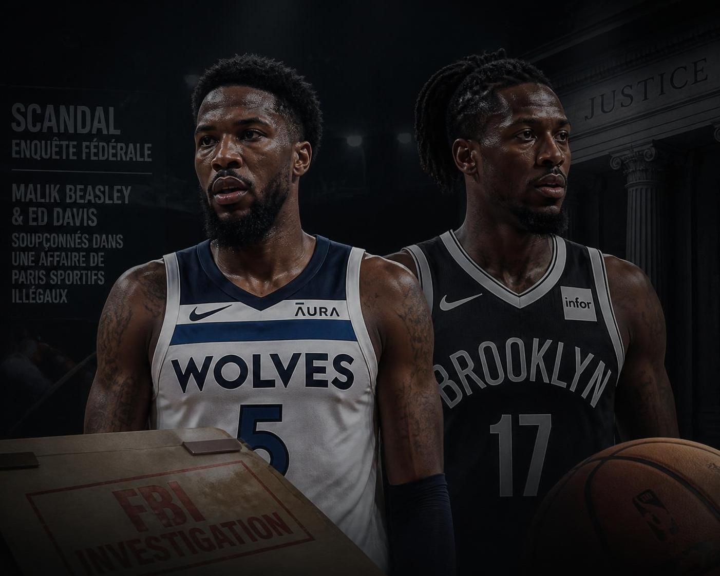 découvrez les détails surprenants de l'inculpation des stars du basketball malik beasley et ed davis dans une affaire de complot mystérieux qui secoue le monde sportif.