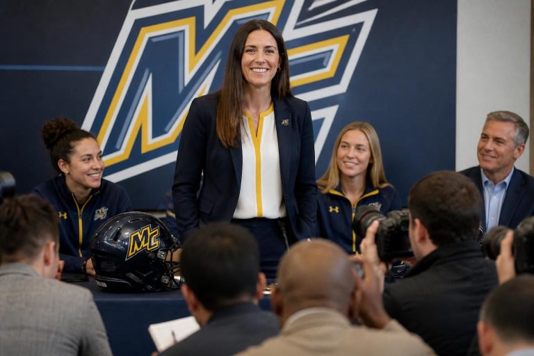 découvrez la nomination de courtney kennedy en tant qu'entraîneure principale de l'équipe merrimack, marquant un nouveau chapitre dans leur parcours sportif.