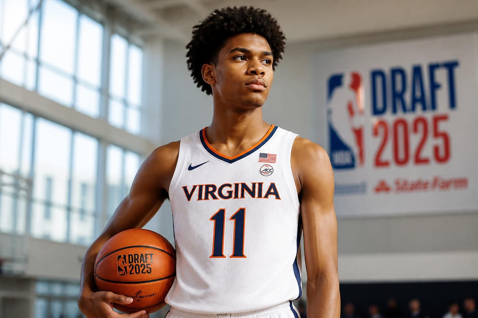 découvrez nate ament, la nouvelle étoile de virginie, récemment sélectionné au premier tour de la draft nba, une promesse de talent et de succès dans le basketball professionnel.