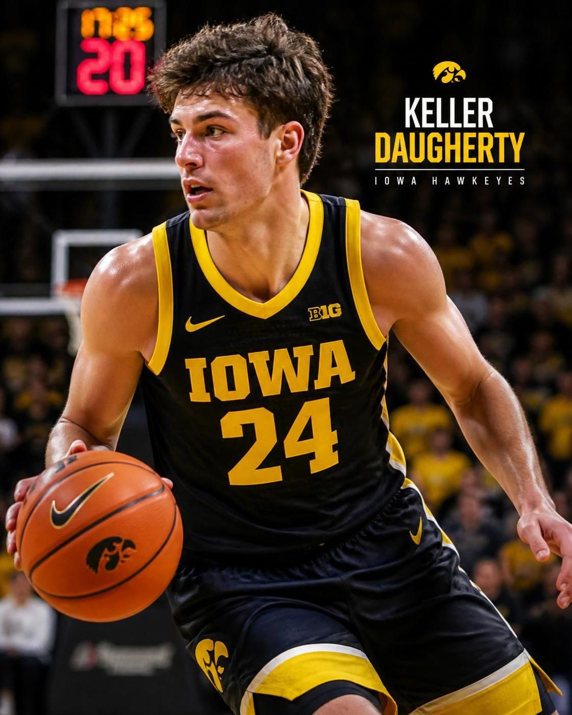 découvrez le portrait de keller daugherty, le futur talent prometteur du basket-ball en iowa, prêt à faire sensation sur les terrains.