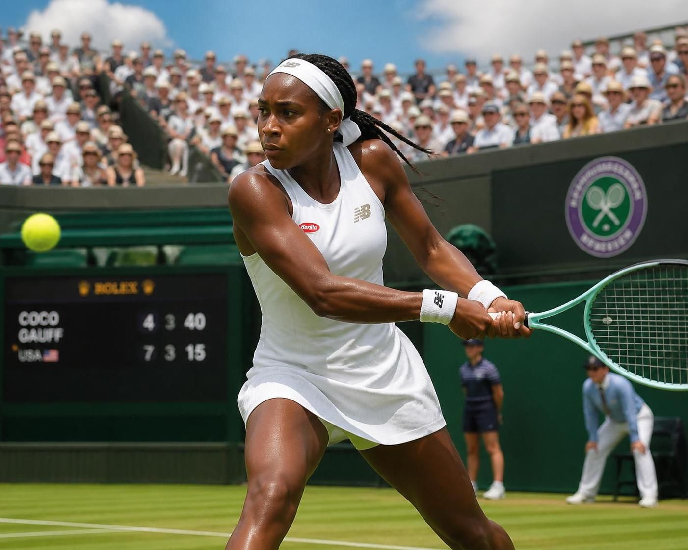suivez le prochain match de coco gauff à wimbledon 2026 avec le programme tv, les scores en temps réel et les résultats en direct du tournoi.