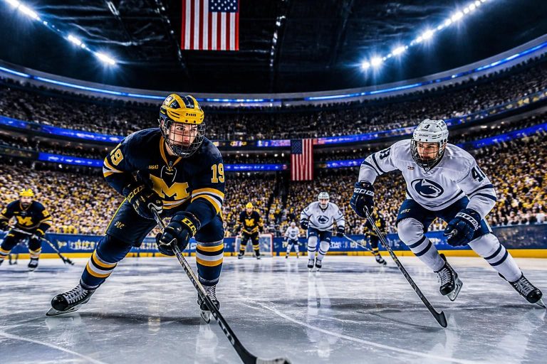 découvrez toutes les informations sur le frozen four 2026 : dates, horaires, chaîne de diffusion et programme tv complet de la ncaa pour ne rien manquer de cet événement incontournable du hockey universitaire.