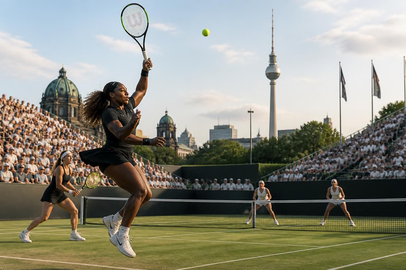 suivez en direct le score, les résultats et les moments forts des matchs de serena williams en double au berlin open 2026.