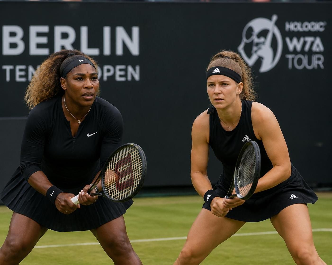 découvrez l'alliance exceptionnelle entre serena williams et karolina muchova pour un double explosif à berlin, promettant un match intense et captivant.