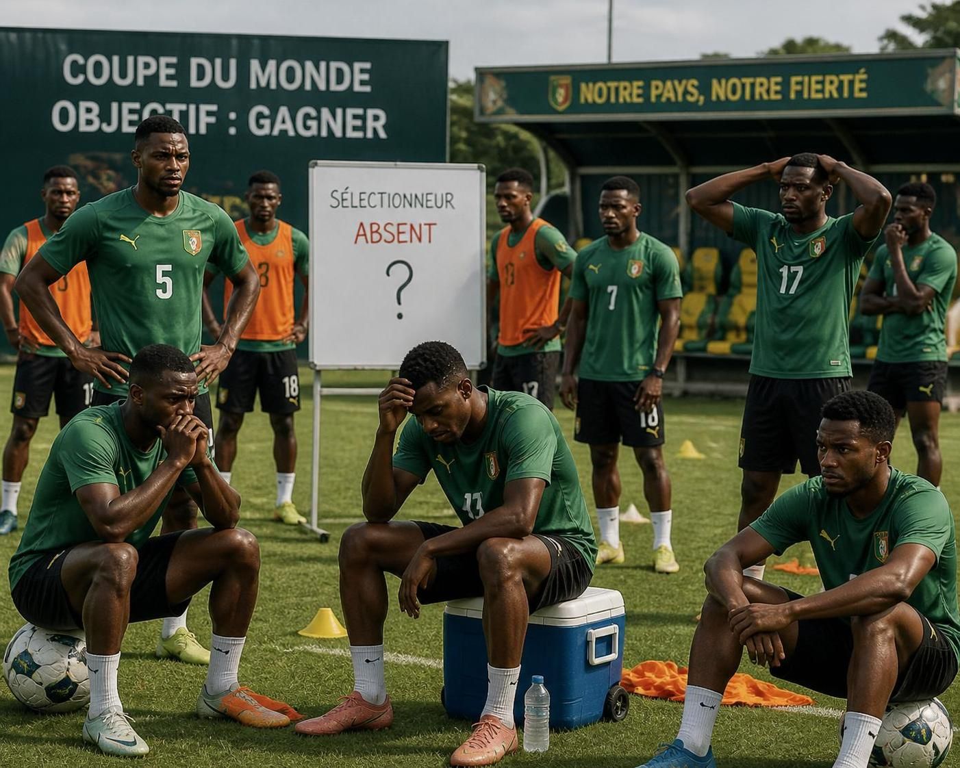 à un mois de la coupe du monde, l'équipe nationale reste sans sélectionneur, suscitant inquiétudes et interrogations sur sa préparation.