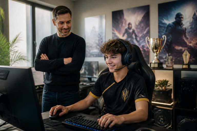 découvrez comment un père a lancé un programme esports innovant, propulsant son fils au rang de l'une des plus grandes réussites du domaine.