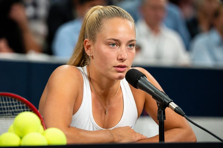 yuliia starodubtseva partage des nouvelles personnelles importantes avant son affrontement très attendu contre jessica pegula.