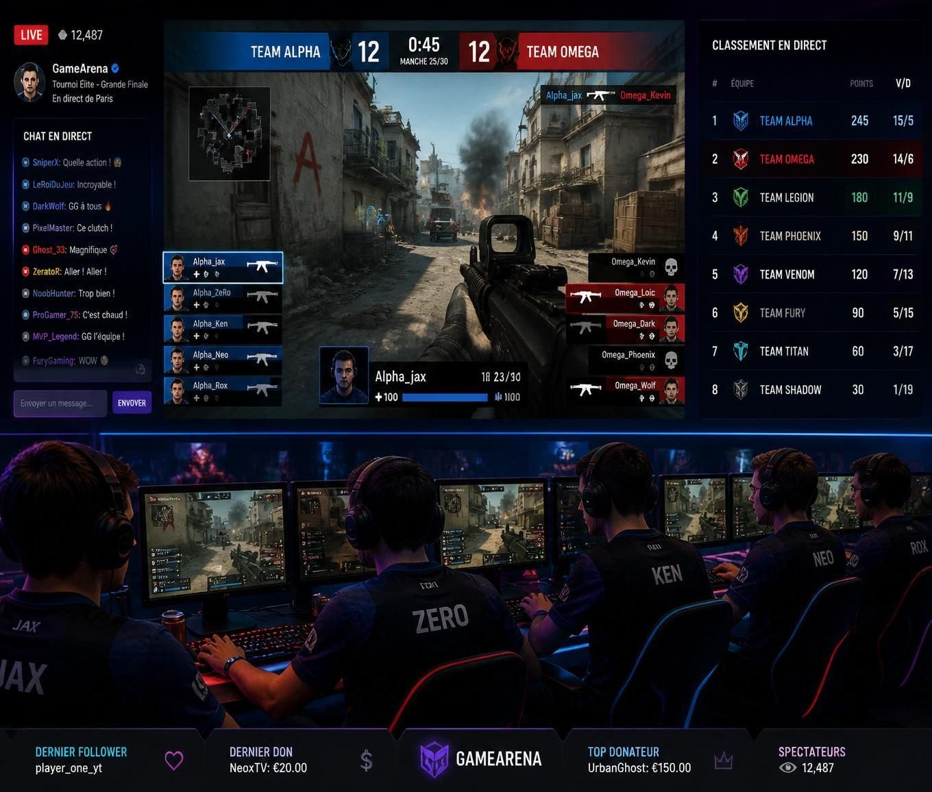 découvrez la bêta publique de zero1gaming avec streaming en direct, classements compétitifs et de nombreuses fonctionnalités inédites pour une expérience de jeu optimale.