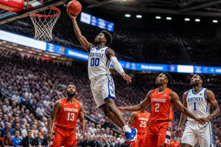 suivez en direct le match de basket-ball entre kentucky et syracuse dans le tbt. découvrez l'heure de début et la chaîne tv pour ne rien manquer de cette rencontre palpitante.