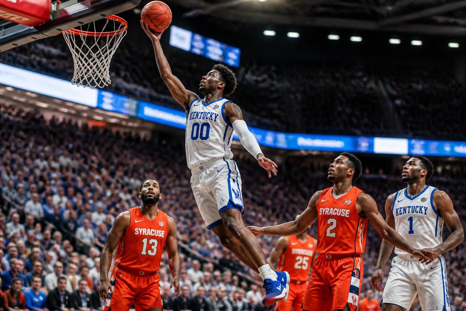 suivez en direct le match de basket-ball entre kentucky et syracuse dans le tbt. découvrez l'heure de début et la chaîne tv pour ne rien manquer de cette rencontre palpitante.