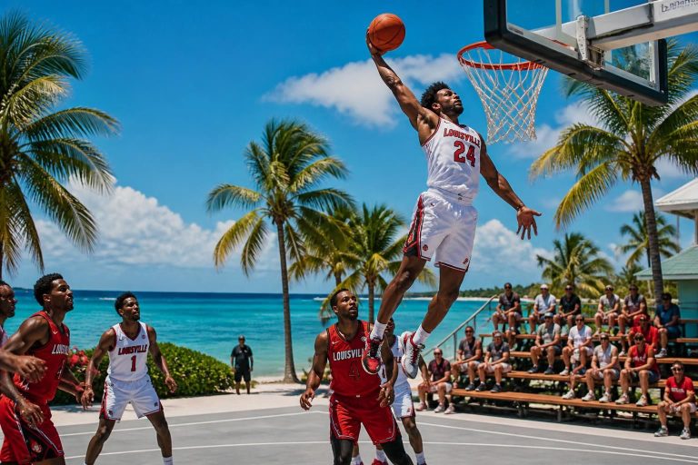 suivez les mises à jour en direct des scores et revivez les moments forts de l'exhibition de basketball à louisville aux bahamas.