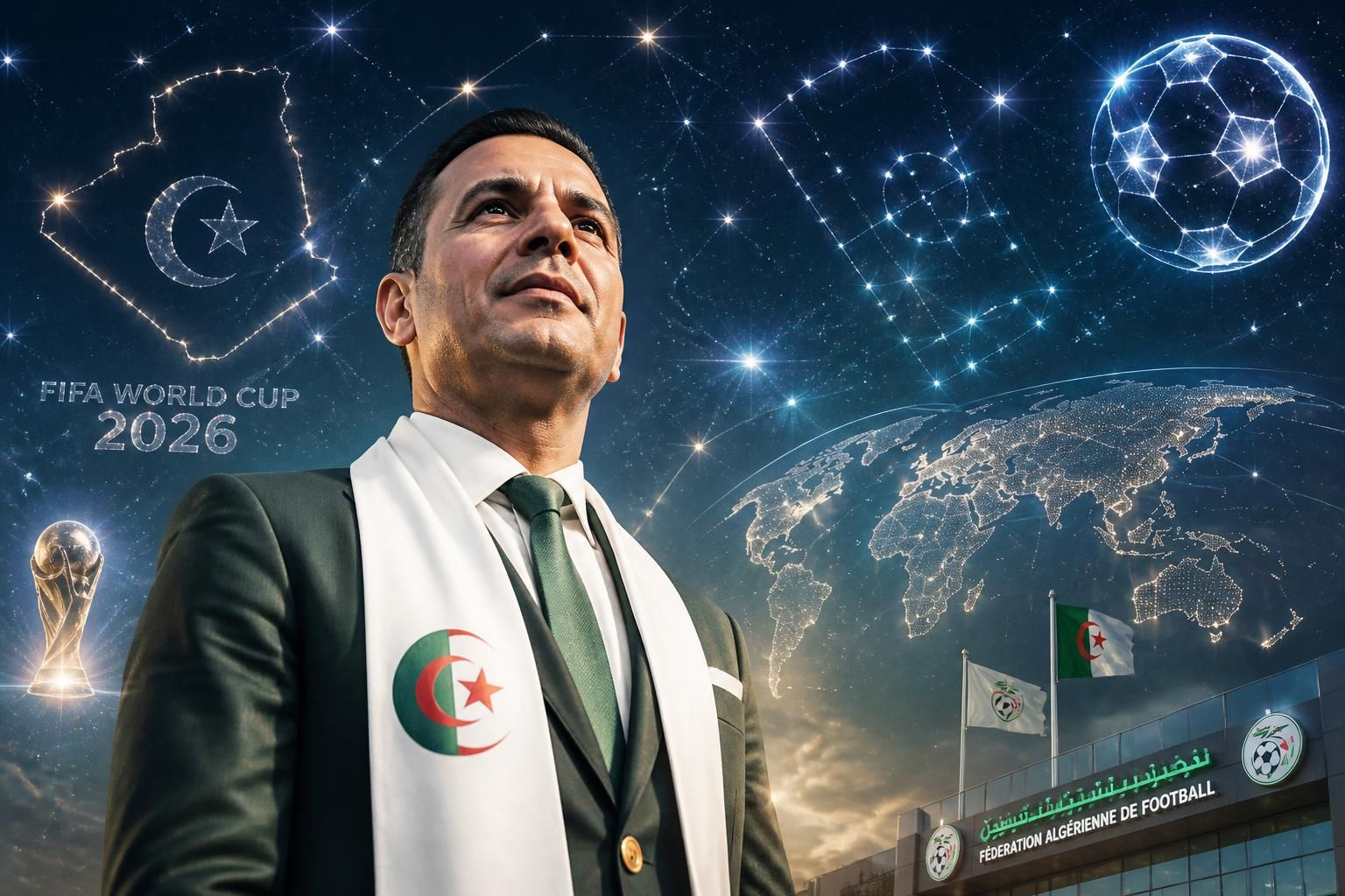 découvrez une analyse originale et une perspective unique du président de la fédération algérienne sur la coupe du monde 2026, mêlant décalage et vision céleste.