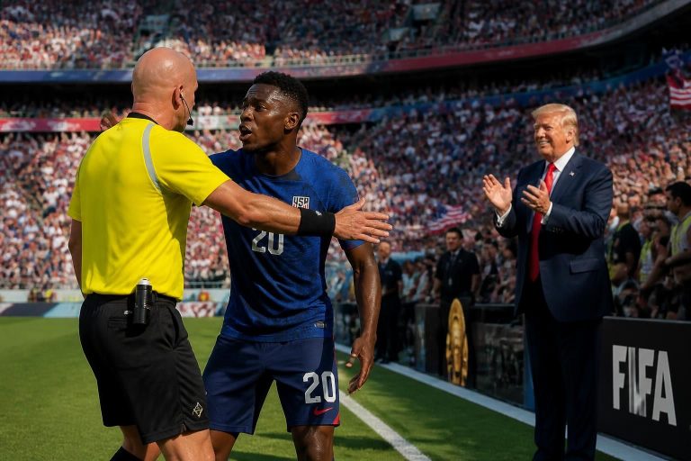 retour sur les moments forts de la coupe du monde 2026 : balogun évite un carton rouge crucial et donald trump remercie la fifa pour son soutien.