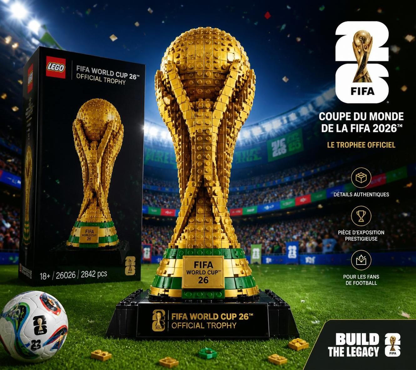 découvrez l'offre exclusive de cdiscount sur ce set lego incontournable pour la coupe du monde 2026. profitez d'une compétition encore plus passionnante avec des prix exceptionnels et préparez-vous à vivre l'événement sportif de l'année en famille.
