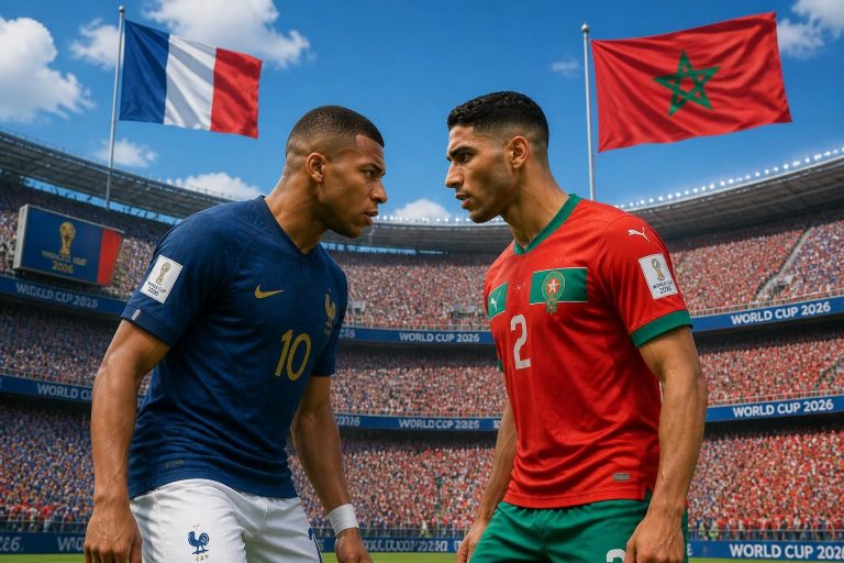 découvrez le face-à-face intense entre la france et le maroc lors de la coupe du monde 2026, un duel crucial mettant à l'épreuve les bleus dans une compétition à enjeux élevés.