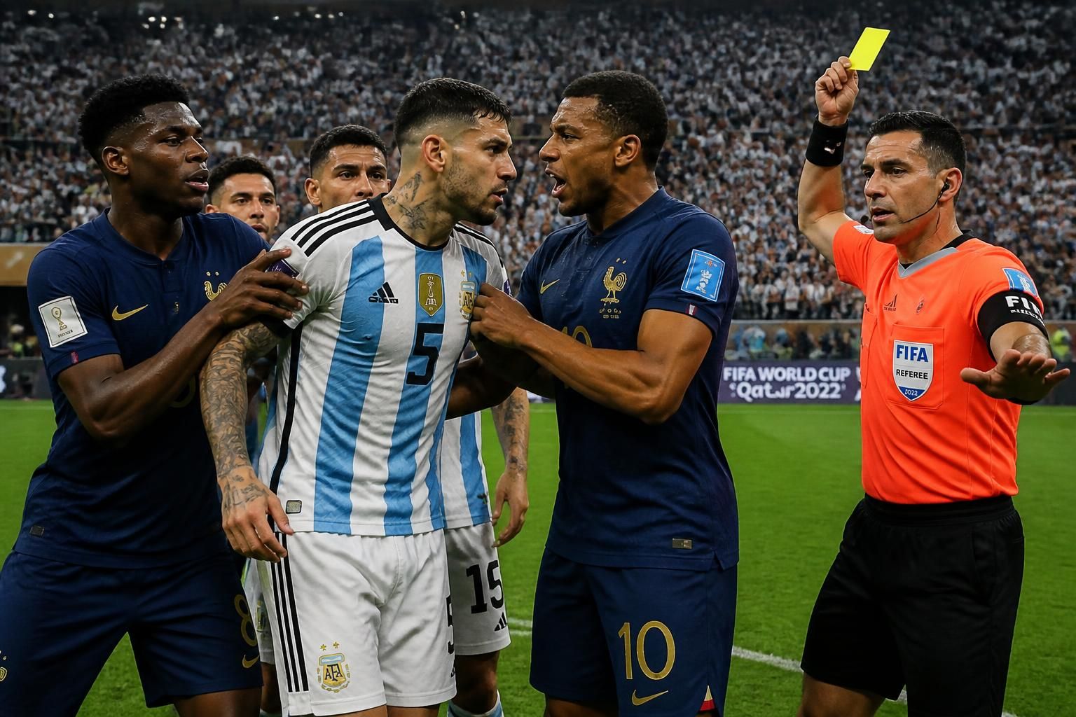 découvrez les détails de l'altercation impliquant paredes après la finale de la coupe du monde 2026. malgré l'incident, il reste sur le terrain et évite une sanction immédiate, mais des conséquences pourraient suivre.