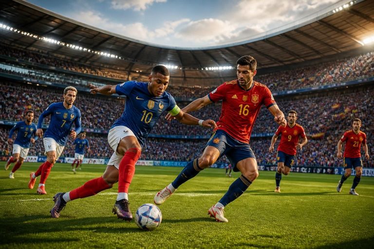 suivez en direct le match captivant de la coupe du monde 2026 entre la france et l'espagne. ne manquez aucune action et vivez chaque moment de ce choc exceptionnel.