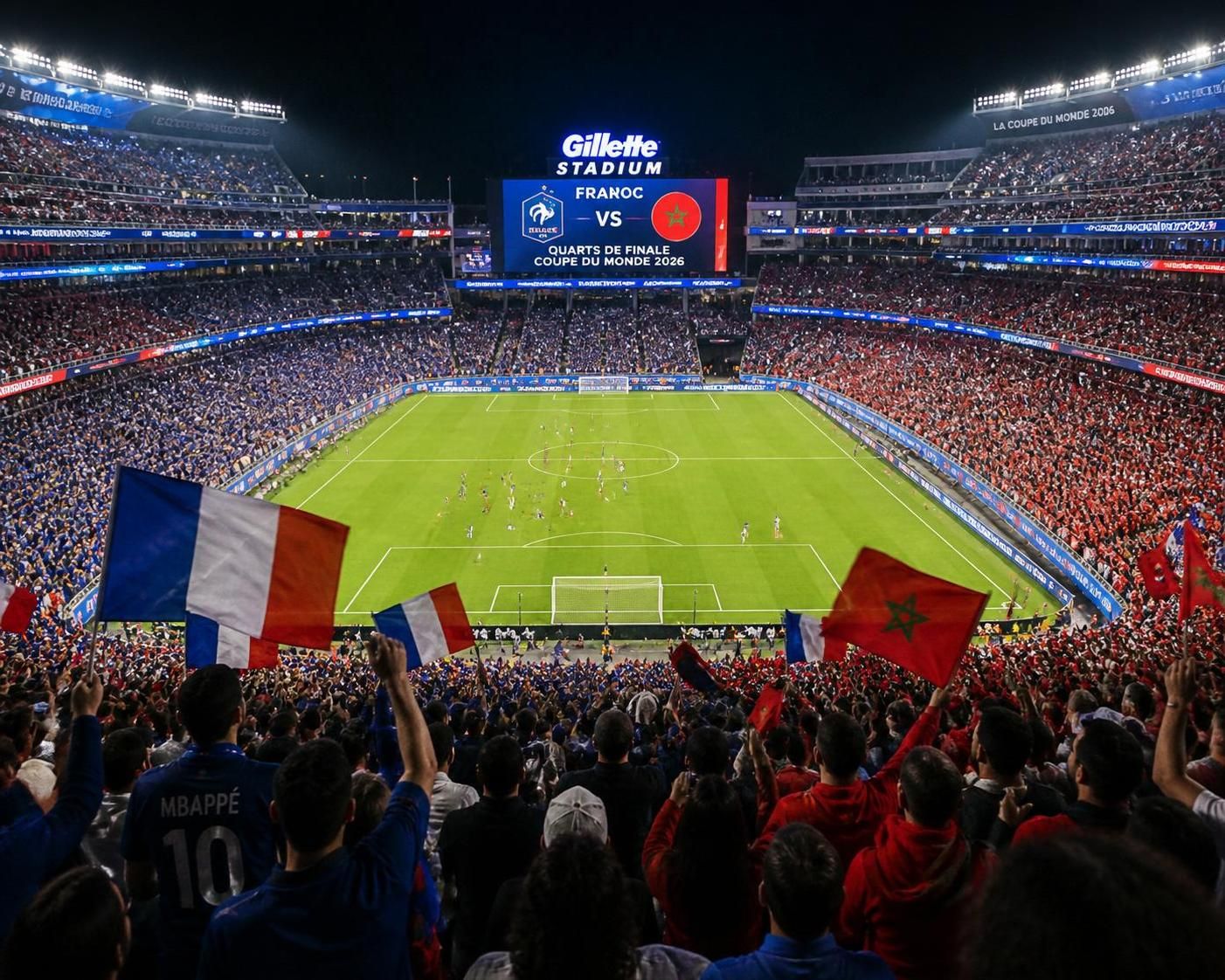 suivez en direct le match france vs maroc avec la composition officielle des équipes, les controverses arbitrales, et toutes les informations sur l'heure et la chaîne de diffusion de la coupe.