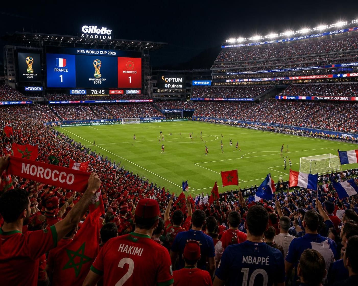 suivez en direct le match france - maroc de la coupe du monde 2026 avec des commentaires en temps réel, les actions clés et les analyses instantanées.