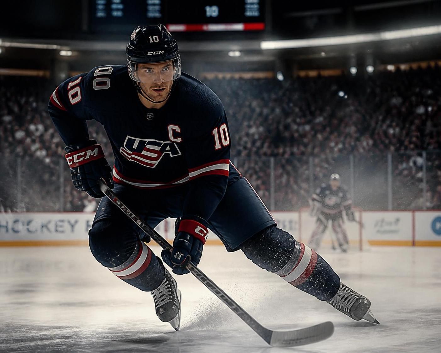 découvrez le parcours de l'acteur qui, en 2004, a incarné un héros du hockey américain au cinéma et qui continue aujourd'hui de chausser ses patins sur la glace.