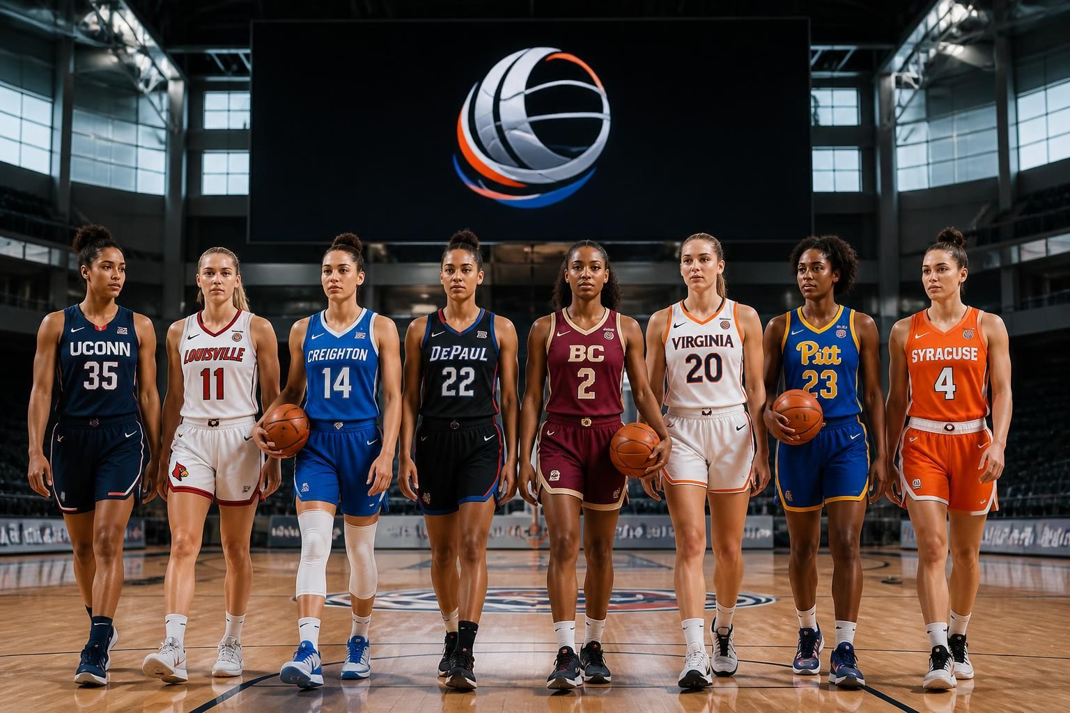 découvrez le nouveau championnat féminin de basketball réunissant huit grandes conférences, dont big east et acc, pour une compétition inédite et passionnante.