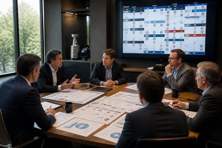 découvrez les plans détaillés de la nhl pour la publication du calendrier de la saison 2026-2027, incluant les dates clés et événements à venir.