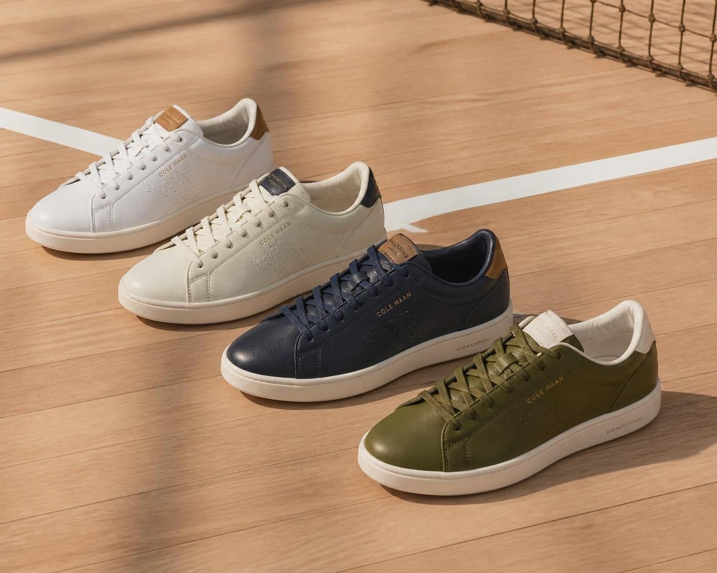 découvrez la sneaker grandpro tennis de cole haan, fraîchement améliorée, disponible dès maintenant à près de -50%. alliez style et confort avec cette offre exclusive !