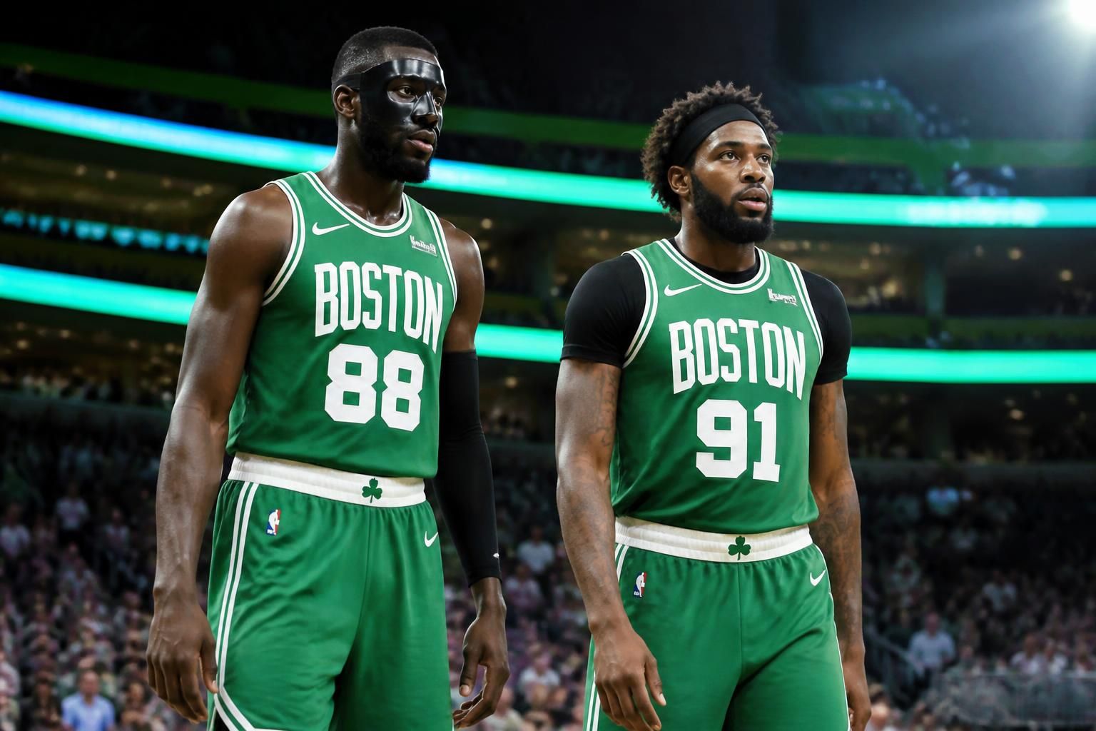 les celtics accueillent neemias queta aux côtés de mitchell robinson, formant un duo puissant qui pourrait transformer l'équipe et changer le cours de la saison.