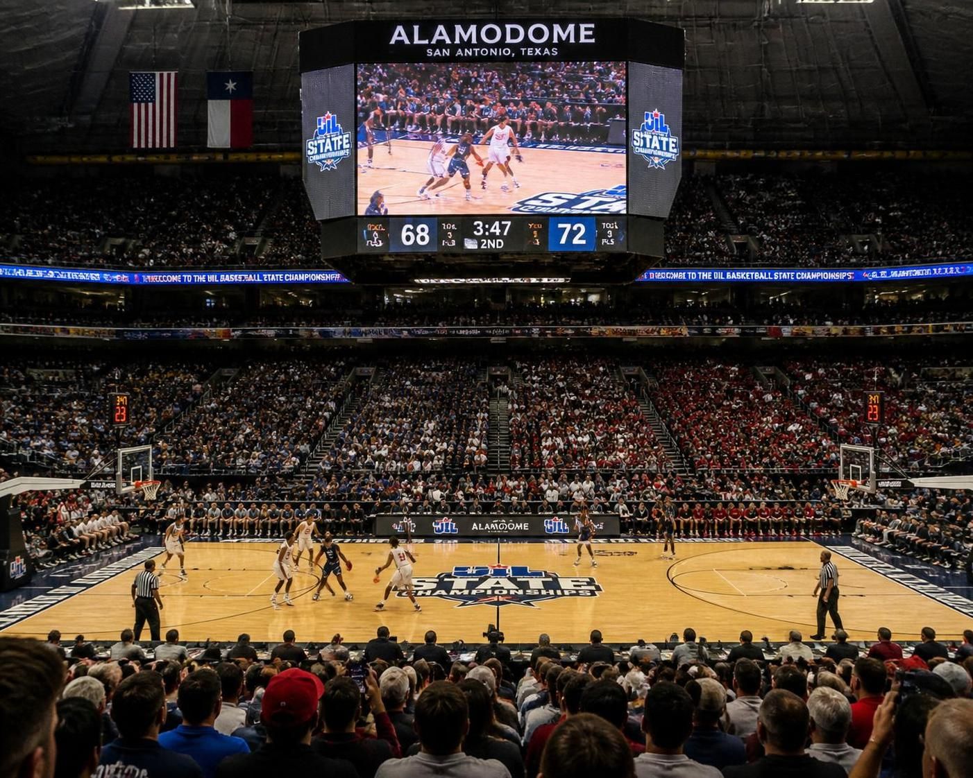 les entraîneurs texans appellent l'uil à déplacer les finales de basketball hors de san antonio pour des raisons logistiques et organisationnelles.